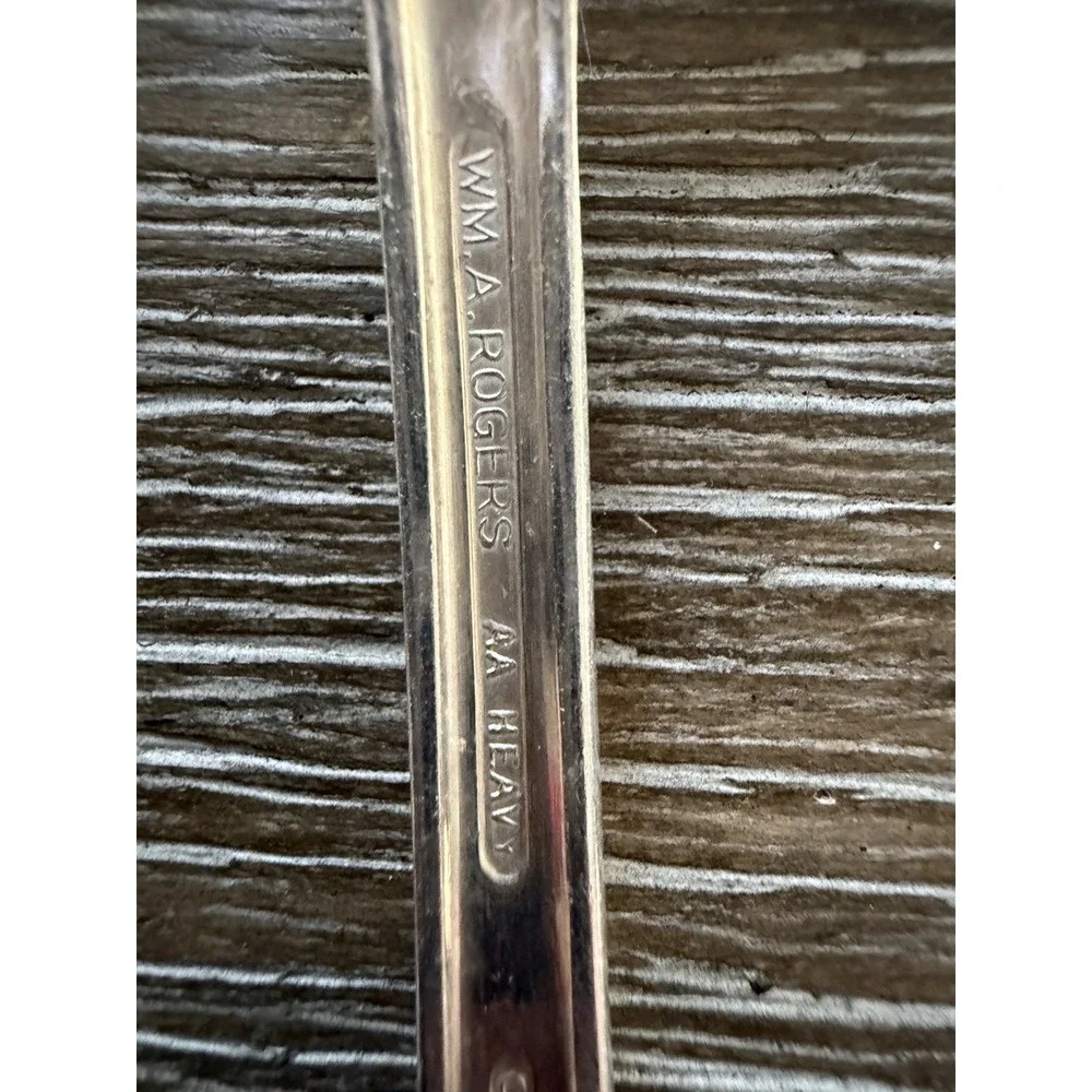 Vintage Wm A Rogers Oneida Ltd VALLEY ROSE Silverplate Dinner Forks Set Of 5